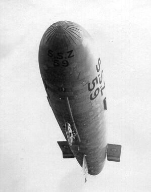 Submarine Scout Zero airship SSZ 59 Submarine Scout Zero airship SSZ 59
